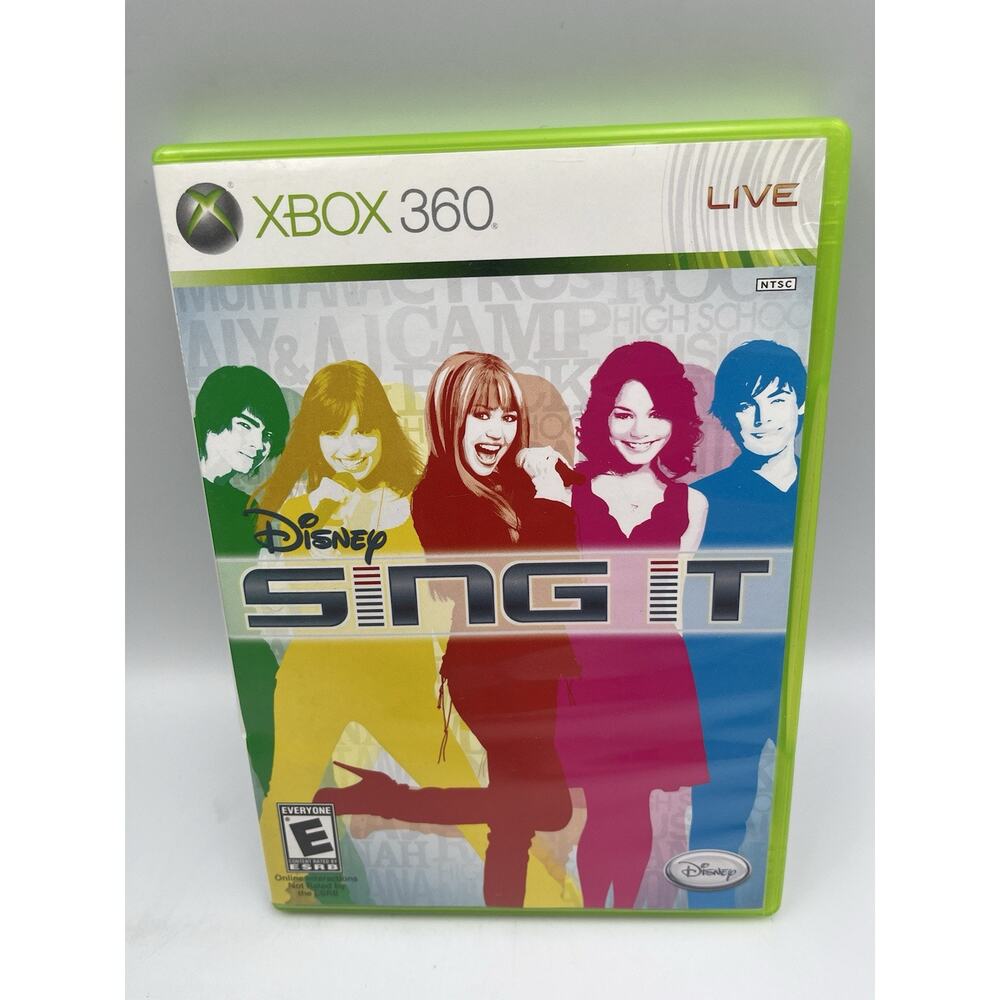Disney Sing It (Microsoft Xbox 360, 2008) Hannah Montana Miley Cyrus Complete!